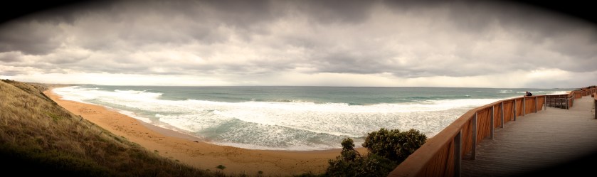 Pano at Logans Beach.